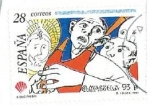 Stamps Spain -  Compostela '93