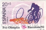 Stamps Spain -  Pre-olímpica Barcelona 92 - ciclismo