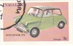 Stamps Nagaland -  coches antiguos-mini 1970