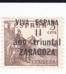 Stamps Spain -  el Cid-  VIVA ESPAÑA  II  año triunfal ZARAGOZA