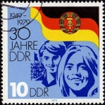 Sellos de Europa - Alemania -  30º Aniversario de la DDR