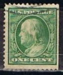 Stamps United States -  Scott  331 Franklin (9)