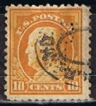 Stamps United States -  Scott  433 Franklin (4)