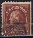 Stamps United States -  Scott  435  Franklin (2)