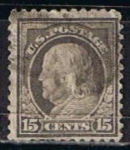 Stamps United States -  Scott  437 Franklin (4)