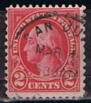 Stamps United States -  Scott  554 Washignton (2)