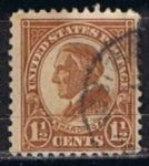 Stamps United States -  Scott  659 Harding (5)