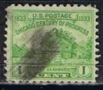 Stamps United States -  Scott  728 Restauracion del Fuerte dearborn (2)