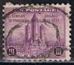 Stamps United States -  Scott  729 Edificio federal en Chicago