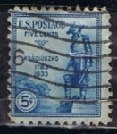Stamps United States -  Scott  734 Kosciousko (1)