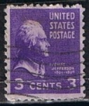 Stamps United States -  Scott  807  Jefferson