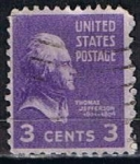 Stamps United States -  Scott  807  Jefferson (6)