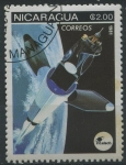 Stamps Nicaragua -  S1132 - Comunicaciones espaciales