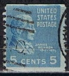 Stamps United States -  Scott  845 Monroe