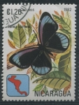 Sellos de America - Nicaragua -  S1149 - Mariposas