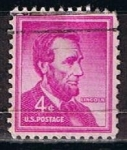 Stamps United States -  Scott  1036 Lincoln (4)