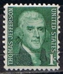 Sellos de America - Estados Unidos -  Scott  1278  Thomas Jefferson (2)