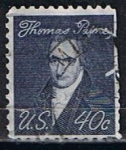 Sellos de America - Estados Unidos -  Scott  1292 Thomas Paine (2)