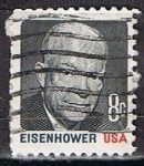 Stamps United States -  Scott  1394 Eisenhower (2)