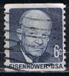 Sellos de America - Estados Unidos -  Scott  1401 Eisenhower