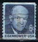 Stamps United States -  Scott  1401 Eisenhower (4)