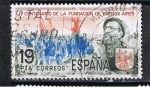 Sellos de Europa - Espaa -  Edifil  2584  IV Cente.de la fundación de Buenos Aires.  