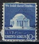 Stamps United States -  Scott  1510  Monumento Jefferson (2)