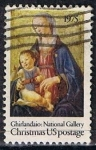 Stamps United States -  Scott  1579 Navidad  madonna (2)