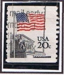 Stamps United States -  Scott  1895  Bandera