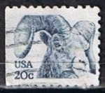 Stamps United States -  Scott  1949 Bighom Sheep (6)