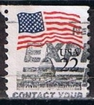 Stamps United States -  Scott  2115 Bandera (3)