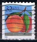 Stamps United States -  Scott  2487 Melocoton (6)