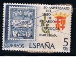 Stamps Spain -  Edifil  2549  50 Aniver. del sello de recargo de la Exposición de Barcelona.  