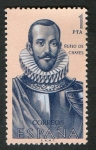 Stamps Spain -  1377- Forjadores de América. Ñuflo de Chaves (1518-1568 ).