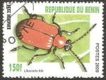 Stamps Benin -  Lilioceris lilii