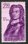 Stamps Spain -  1379- Forjadores de América.Blas de Lezo ( 1687-1741 )