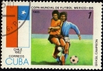 Sellos del Mundo : America : Cuba : Copa Mundial de Futbol Mexico-86.- CHILE