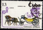 Sellos de America - Cuba -  Carruajes Antiguos .- LANDO