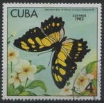 Sellos de America - Cuba -  Mariposa