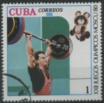 Stamps Cuba -  XII Juegos Olímpicos Moscú 80