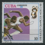 Stamps Cuba -  XII Juegos Olímpicos Moscú 80