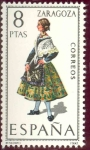 Stamps Spain -  1971 Trajes Típicos Españoles. Zaragoza- Edifil:2018