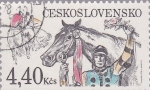Stamps Czechoslovakia -  caballos