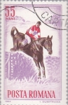 Stamps Romania -  caballos