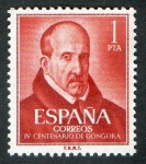 Stamps Spain -  1370- IV centenario del nacimiento de Luis de Góngora y Argote.