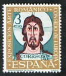 Sellos de Europa - Espa�a -  1368- VII Exposición del Consejo de Europa. Pantocrátor de San Clemente de Tahull. 