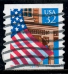 Stamps United States -  Scott  2913 Bandera (9)