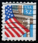 Stamps United States -  Scott  2914 Bandera (8)