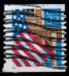 Stamps United States -  Scott  2915 Bandera (4)