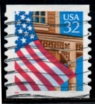 Stamps United States -  Scott  2915 Bandera (8)